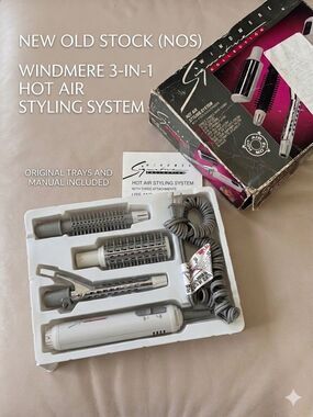 Vintage Windmere Signature 3-in-1 Hot Air Styler NOS | Works (Y2K Aesthetic)